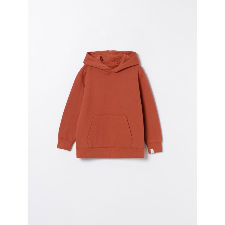 Lfties Plush jacket with hood Rust