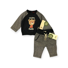 CA 2 Piece Set with Contrast Sleeves For Boys