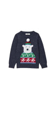 CA Applique Polo Bear Sweater