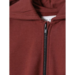 Lfties Plush jacket with hood Burgundy